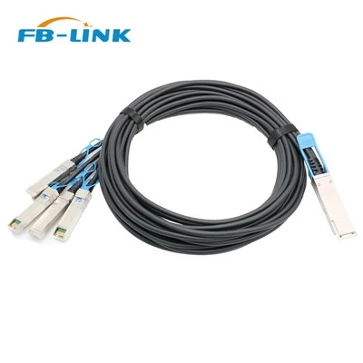 100G QSFP28 līdz 4x25G SFP28 DAC kabelis